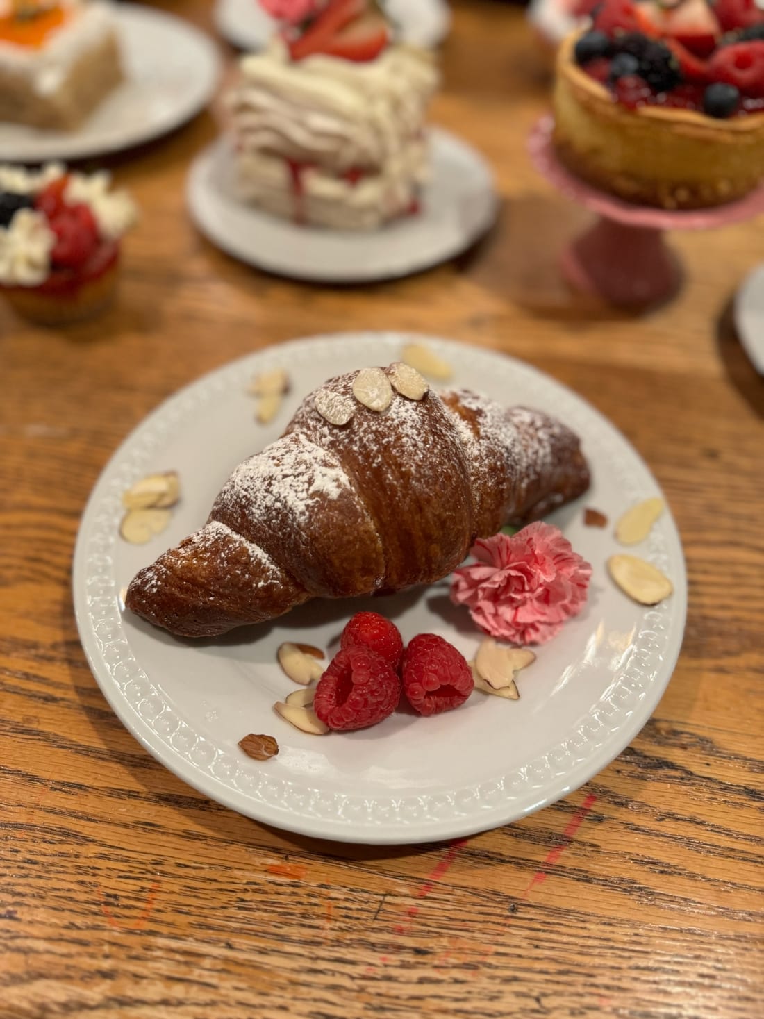 Almond croissant