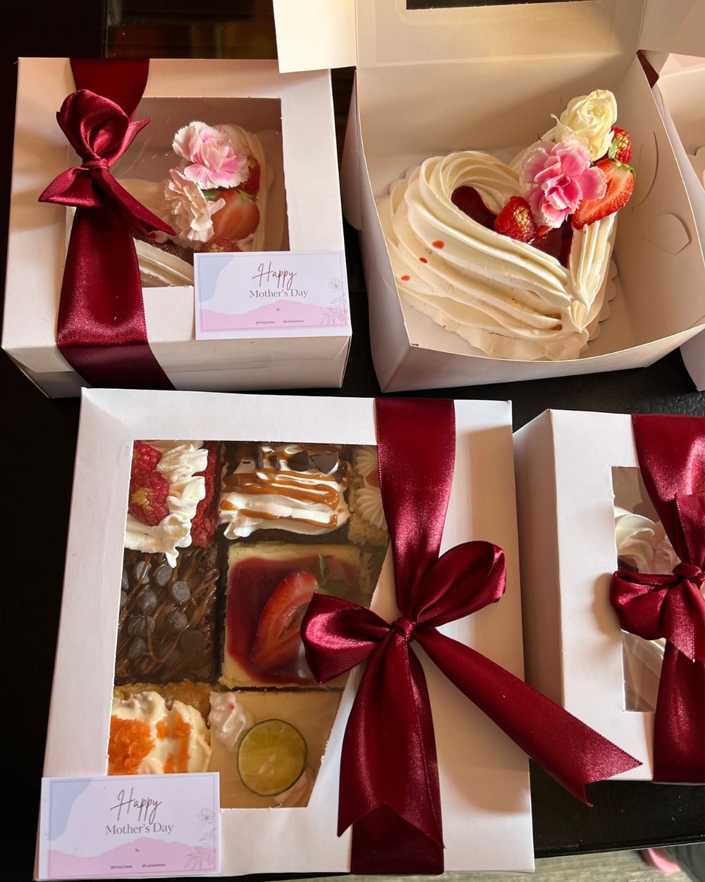 Mother's Day dessert boxes